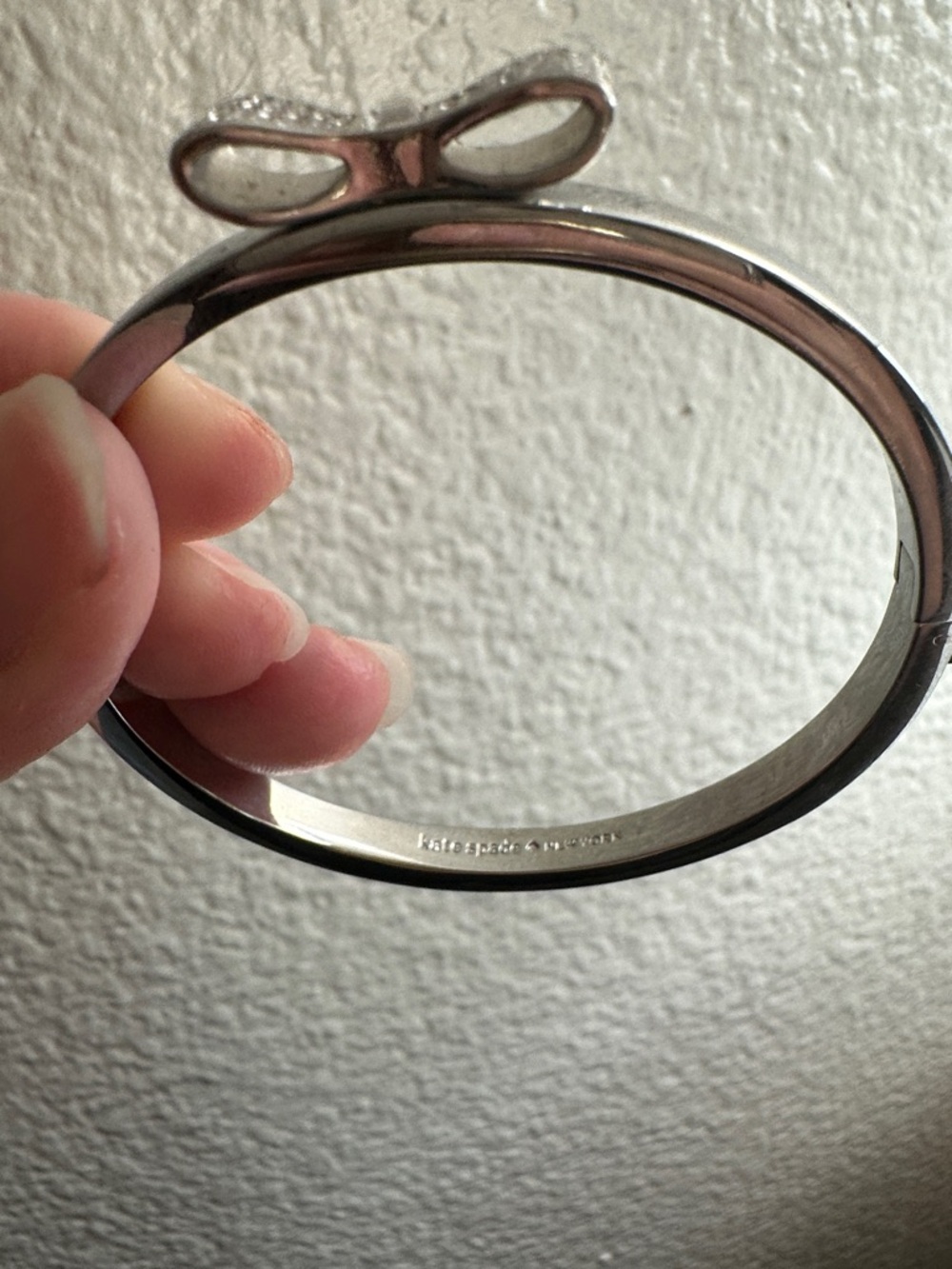 kate spade sliver-tone bangle bracelets bundles - Picture 7 of 7